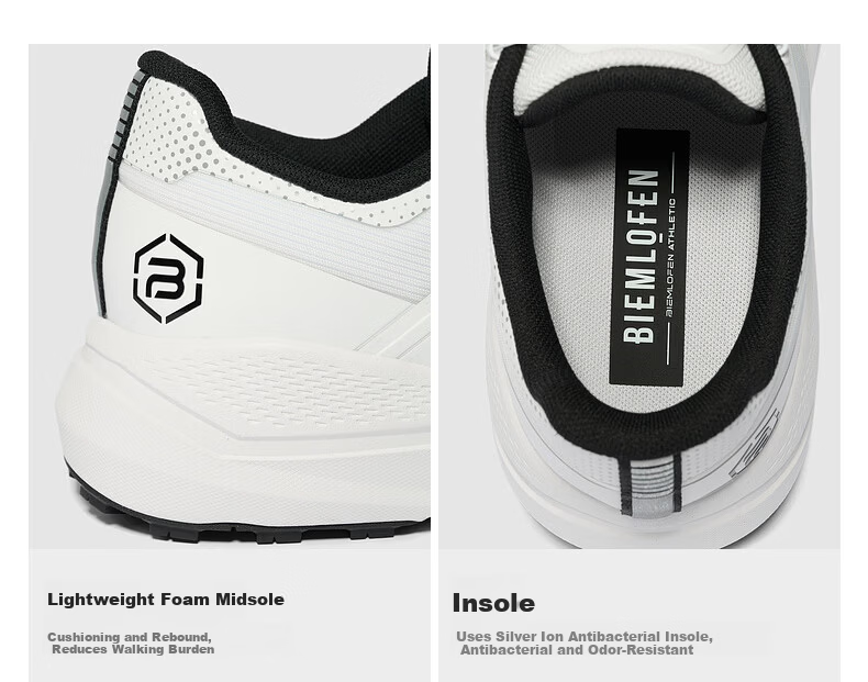 Biyinlefen Golf [Tech Rotating Buckle] 2026 Spring New Men's Shoes Shock Absorption Wear-Resistant Non-Slip Comfortable Breathable Sports Casual Shoes 9